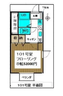 メゾン・ルエ長町南【1階】の間取り