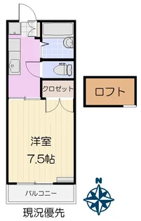 宮城県仙台市泉区将監7【アパート】の間取り