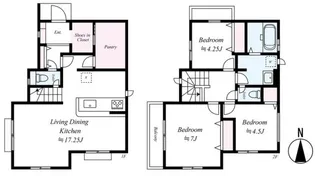 東京都府中市四谷4【一戸建】の間取り