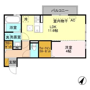 新潟県新潟市西区寺尾台2【アパート】の間取り