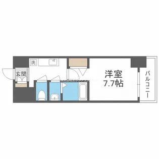 グランパシフィック岸里東【2階】の間取り