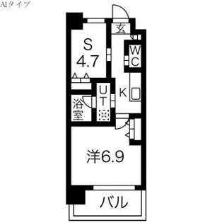 2Kの間取り画像