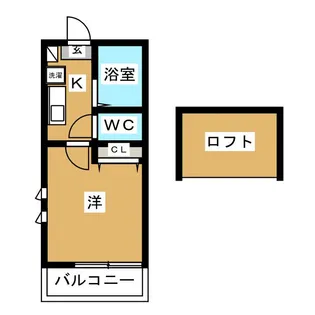 グリーントピア2【1階】の間取り