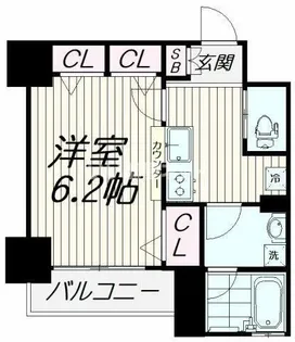 サクセス【7階】の間取り