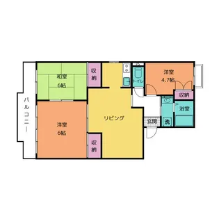 ルマ・インダ【3階】の間取り