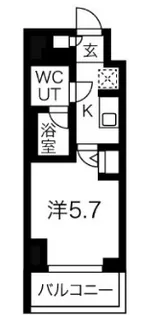 クラリッサ横浜シエル【2階】の間取り