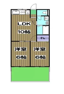 シャトー竹宇【1階】の間取り