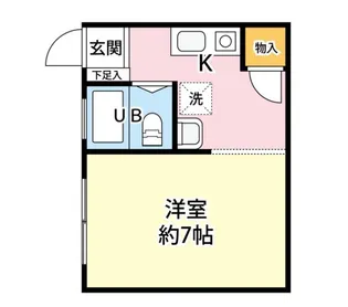 ハイツリベルテ【2階】の間取り