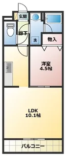 エスメラルダ【2階】の間取り