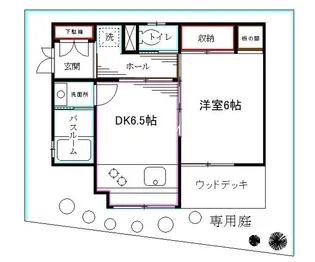東京都杉並区高円寺南3【アパート】の間取り