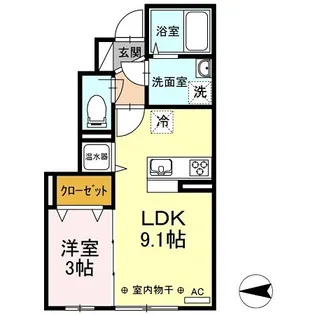 シャルマン【1階】の間取り