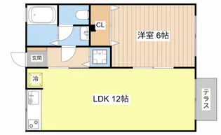シュペリュール【2階】の間取り