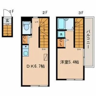 do La Tour 中野【2階】の間取り