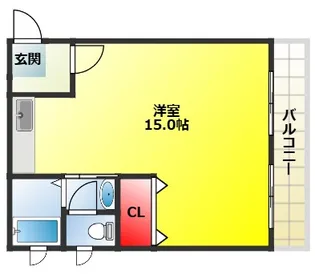 大阪府大阪市東淀川区豊里6【マンション】の間取り