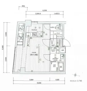 ヴェルステージ中野新橋II【2階】の間取り