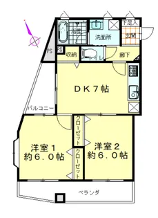 PINENUT2【2階】の間取り