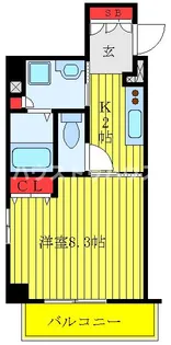 Verdesian【8階】の間取り