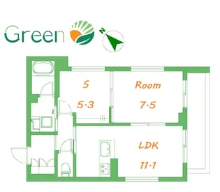 ゼットランド江ノ島【3階】の間取り