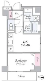 グランジュール明大前【1階】の間取り