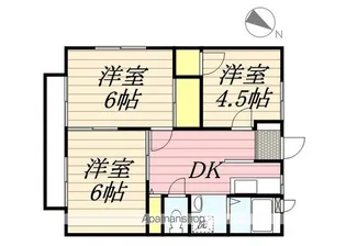 グリーンコート椿森【1階】の間取り
