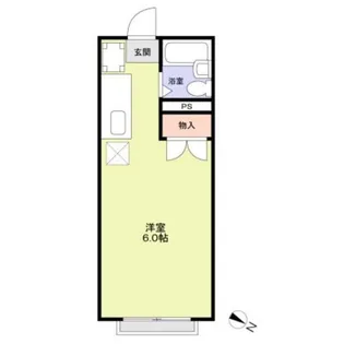 フローラヒルズ洋光台【1階】の間取り