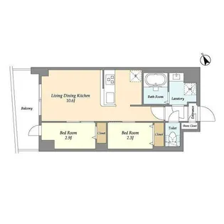 東京都墨田区向島5【マンション】の間取り
