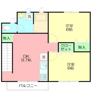 アールコート樅【1階】の間取り