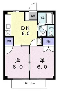 ポテトハイムB【2階】の間取り