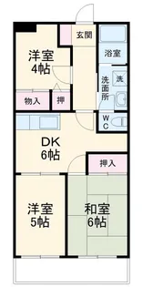ヨビケンビル【2階】の間取り