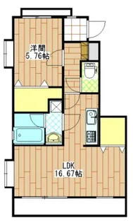 Granpia Cent deux【4階】の間取り