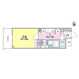 東京都品川区二葉4【マンション】の間取り