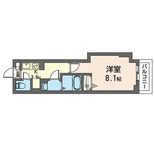 グラース八重咲【2階】の間取り