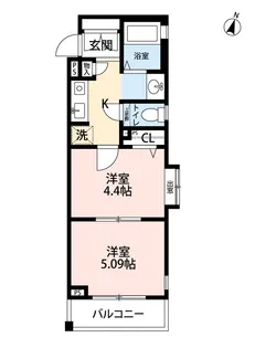 クレメント白金JP【1階】の間取り