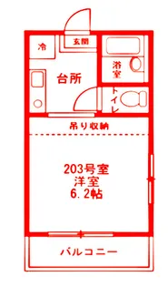 アーバンコート追浜【2階】の間取り