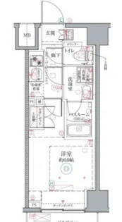 クレヴィスタ横浜関内II【3階】の間取り