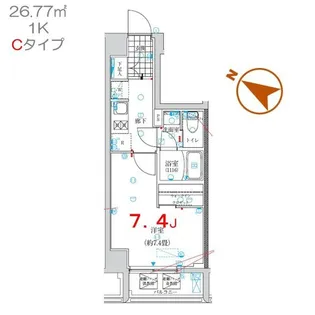 東京都墨田区押上3【マンション】の間取り