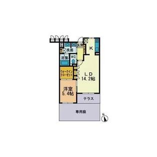 Crayon de Couleur【1階】の間取り