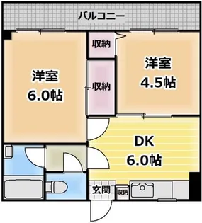 東京都江東区亀戸5【マンション】の間取り