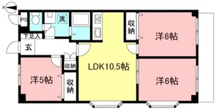 アネックス登戸【1階】の間取り