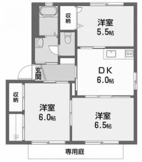 バリュージュ新居 A棟【1階】の間取り
