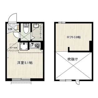サニーウェルNIshiya【1階】の間取り