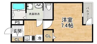 REGIES塚本【2階】の間取り