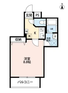 ガーデンフォレスト親水公園(ガーデンフォレストシンスイコウエン)【2階】の間取り