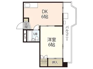 まるみビル【4階】の間取り