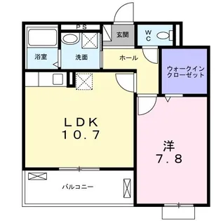 フルール小柳【2階】の間取り