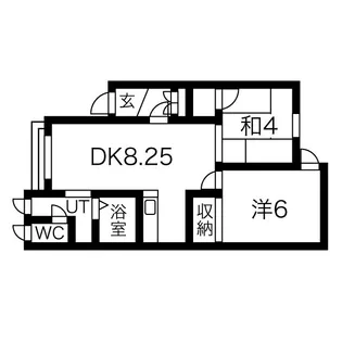 アルバ西野A(旧:villa shinmei A)【2階】の間取り