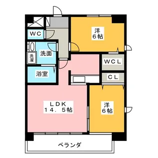 KiiTOS HIGASHIDE【3階】の間取り