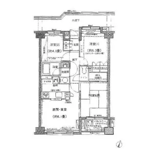 東京都足立区伊興4【マンション】の間取り