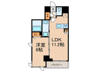 アルテシモモーレ【3階】の間取り