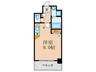 アクアプレイス梅田【10階】の間取り